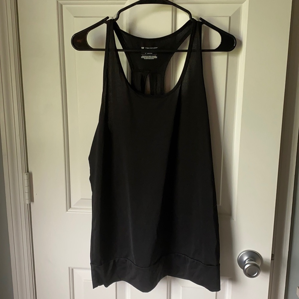 Black Athleisure Tank Top